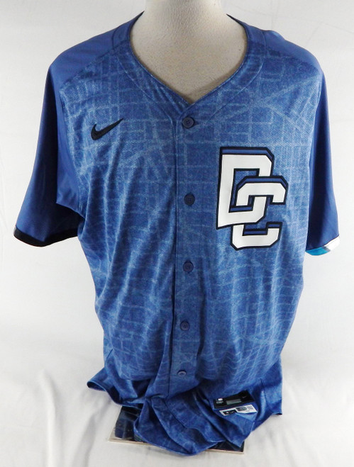 2025 Washington Nationals Jarlin Susana #49 Game Issued Blue Jersey City 50 392