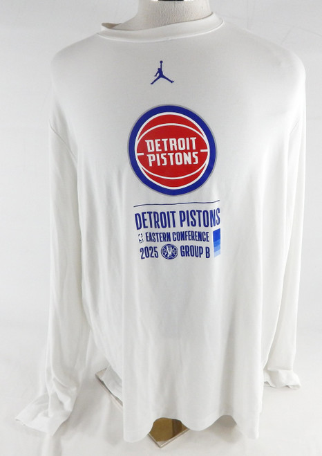 2025-26 Detroit Pistons Javonte Green #31 Game Used White Shirt NBA Cup XL 589