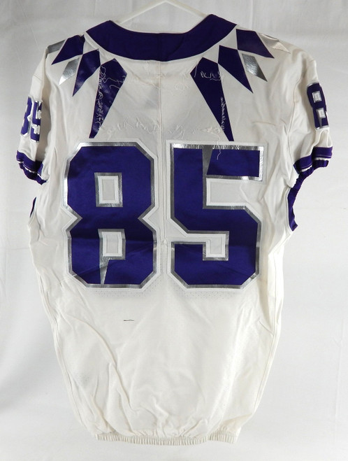 2019-24 Texas Christian TCU Frogs #85 Game Used White Jersey Football NP R 40 45