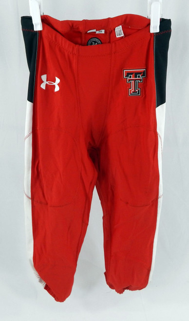 2020 Texas Tech Red Raiders Cupp #88 Game Used Red Football Pants Size 34