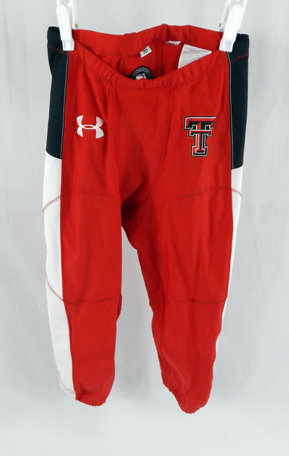 2020 Texas Tech Red Raiders Game Issued Red Football Pants Size 32