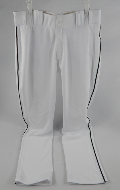 2014 Miami Marlins Angle #50 Game Issued White Pants 34-41-36 DP103609