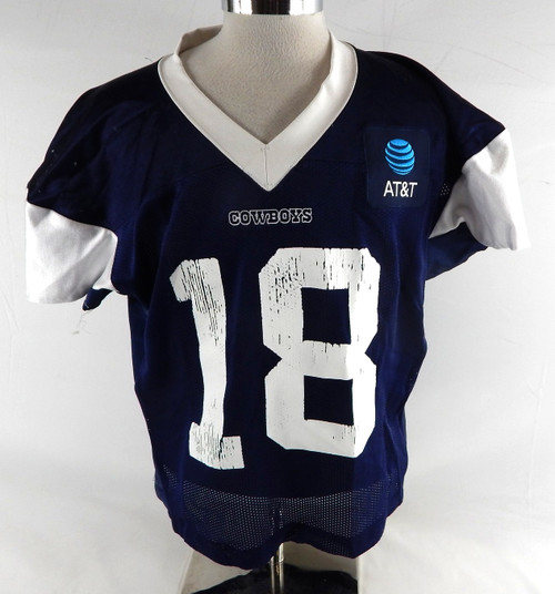 2025 Dallas Cowboys Damone Clark #18 Game Used Navy Practice Jersey 52 473