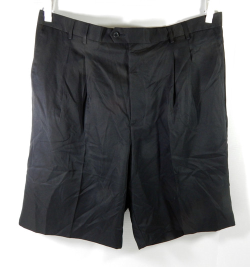 Mens Cutter & Buck CB DryTex Luxe # Authentic Black Khaki Shorts 42 026
