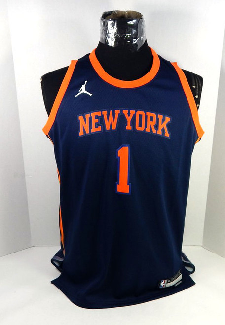 Youth 2022-23 New York Knicks Obi Toppin #1 Navy Swingman Jersey XL Nike