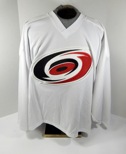 1990s Carolina Hurricanes #56 Game Issued White Practice Jersey XL DP53985