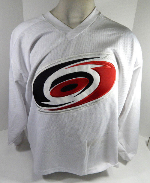Carolina Hurricanes #6 Game Issued White Practice Jersey XL DP62889