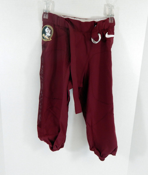 2022 Florida State FSU Seminoles Game Used Red Pants 24 DP63350