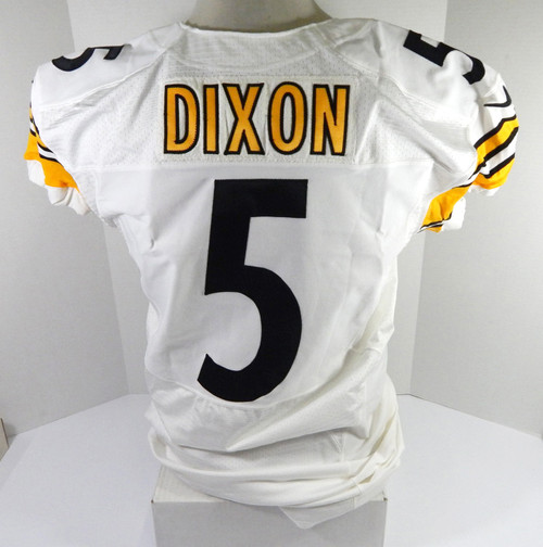 2012 Pittsburgh Steelers Dennis Dixon #5 Game Issued White Jersey 46 DP48982