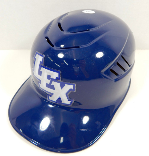Lexington Legends Game Used Blue Catching Coaching Helmet DP05826