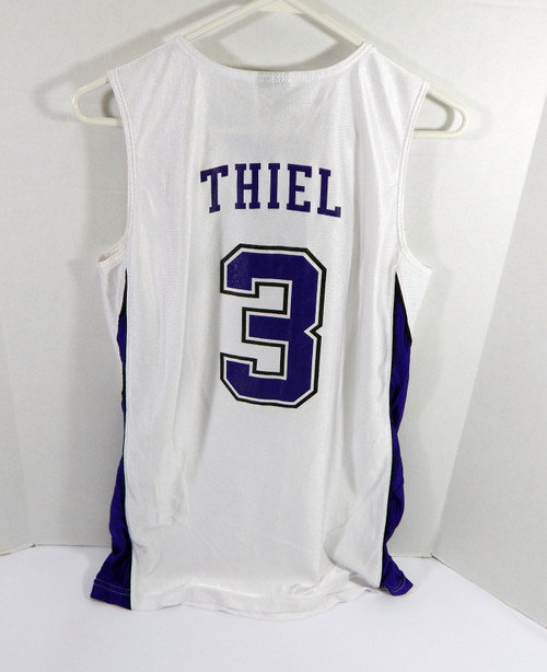 2000s Texas Christian TCU Horn Frogs Stephanie Thiel #3 Game Used White Jersey 4