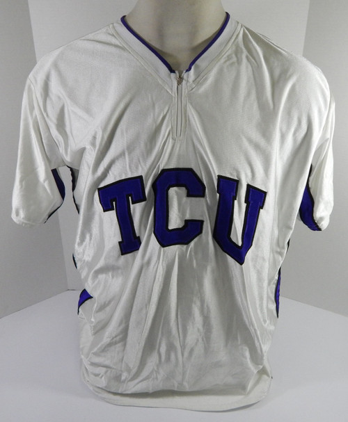 Texas Christian TCU Horned Frogs Newton GameIssued White Shooting Shirt XXL 9