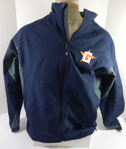 Greenville Astros Game Used Navy Rain Bench Coat Jacket XL DP58980