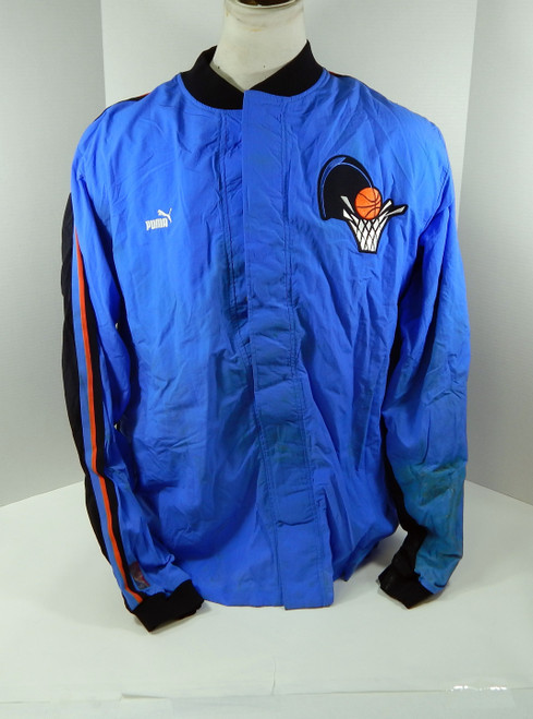 2000-01 Cleveland Cavaliers Game Issued Blue Warm Up Jacket 46 DP50477