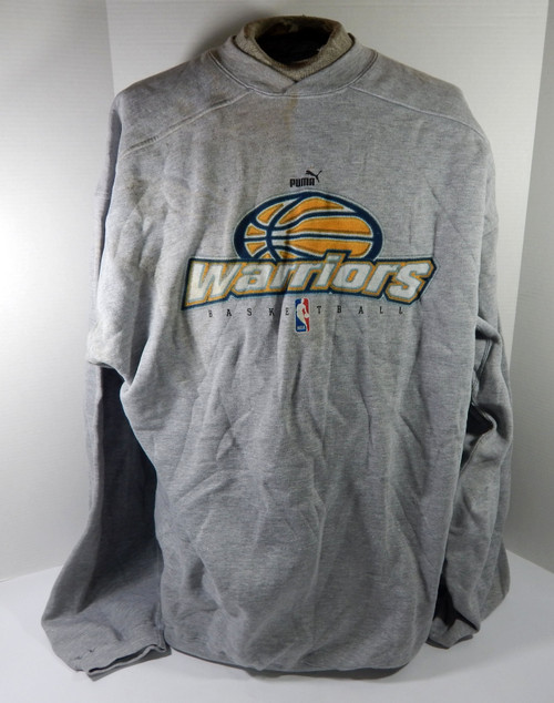 2000s Golden State Warriors Team Issued Grey Crewneck Sweatshirt 2XL DP59525