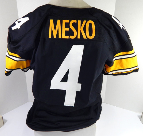 2012 Pittsburgh Steelers Zoltan Mesko #4 Game Issued Black Jersey 48 DP49470