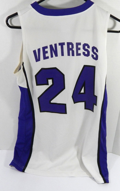 Texas Christian TCU Horned Frogs Ventress #24 Game Used Purple Jersey M 9