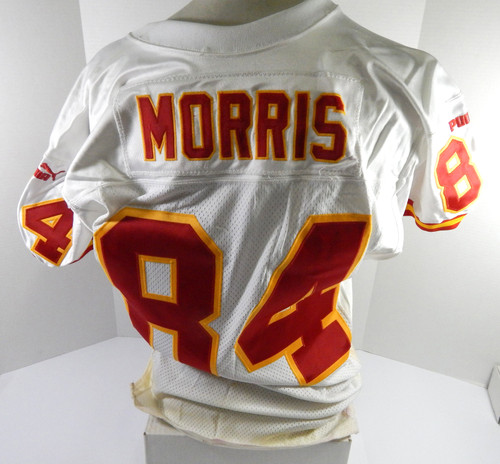 1999 Kansas City Chiefs Morris #84 Game Issued White Jersey 42 DP53625