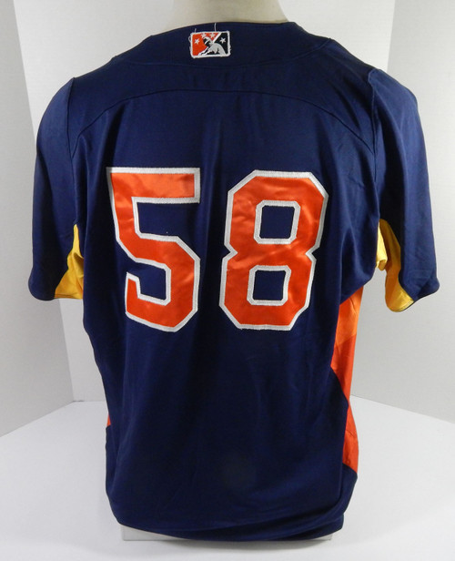 Greeneville Astros #58 Game Used Navy Jersey 48 DP59025