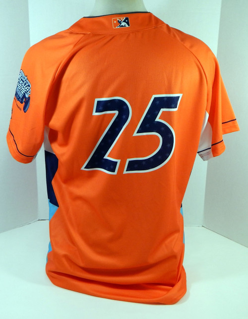 2020 Midwest League All Star Game Eastern Team #25 Game Issued Orange Jersey 70