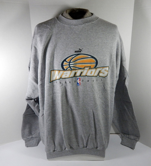 2000s Golden State Warriors Team Issued Grey Crewneck Sweatshirt 3XL DP59524
