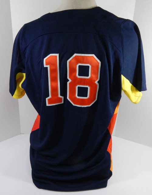 Greeneville Astros #18 Game Used Navy Jersey 48 DP59028