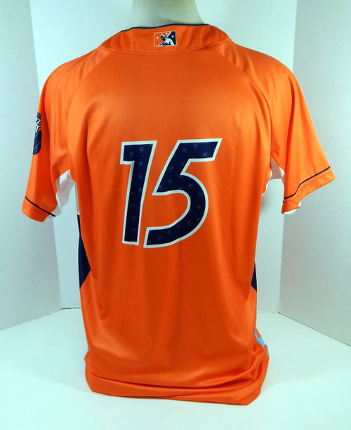 2020 Midwest League All Star Game Eastern Team #15 Game Issued Orange Jersey 73