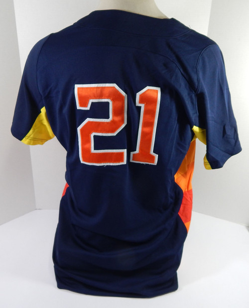 Greeneville Astros #21 Game Used Navy Jersey 46 DP59029