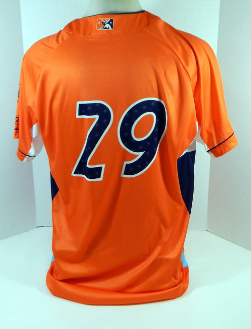 2020 Midwest League All Star Game Eastern Team #29 Game Issued Orange Jersey 74