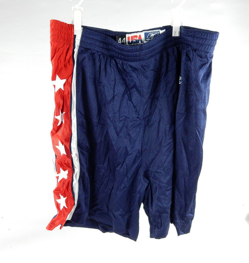 2000s Team USA Basketball Game Issued Navy Shorts 44 DP70474