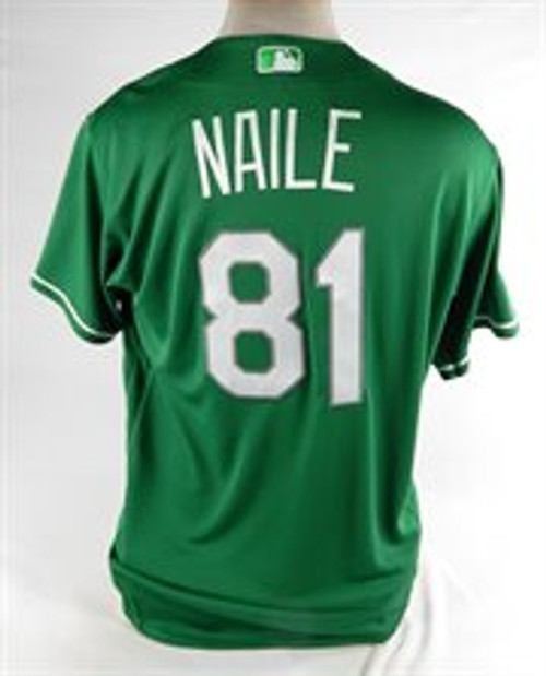 2022 St. Louis Cardinals James Naile #81 Game Issued Green Jersey St Patricks 9