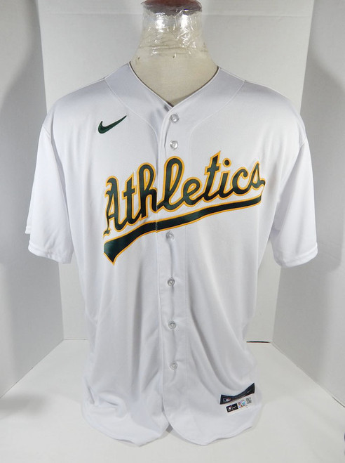 2023 Nike Oakland A's Athletics Blank Game Issued Home Jersey White Size 52