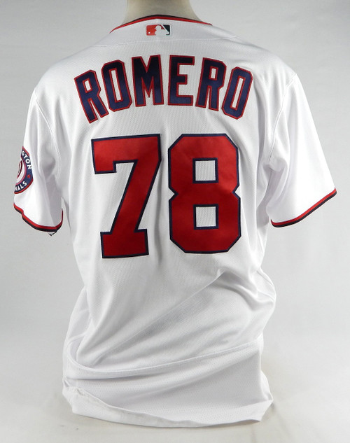 2023 Washington Nationals Tommy Romero #78 Game Issued White Jersey 46 365