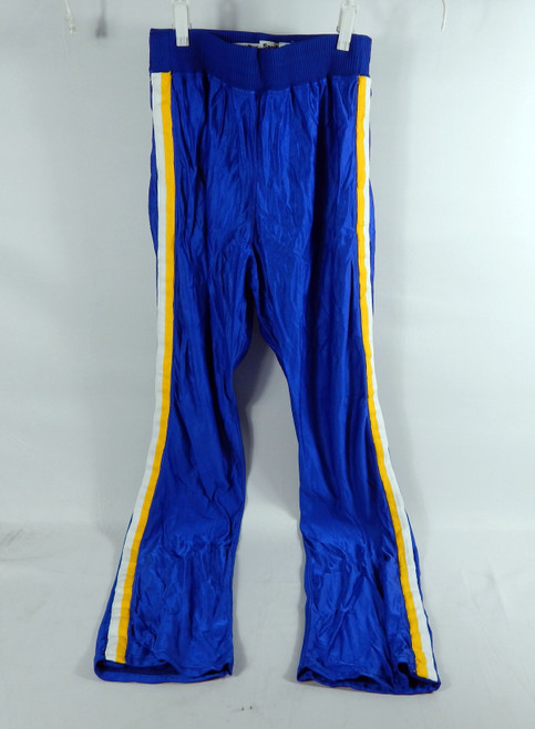 1980s Golden State Warriors #52 Game Used Blue Warm Up Pants 36 DP74554