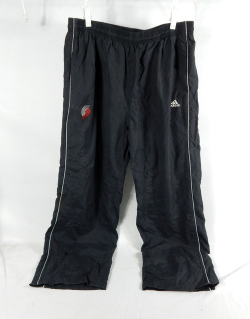 2000s Portland Trailblazers Team Issued Black Travel Pants 2XL DP75165