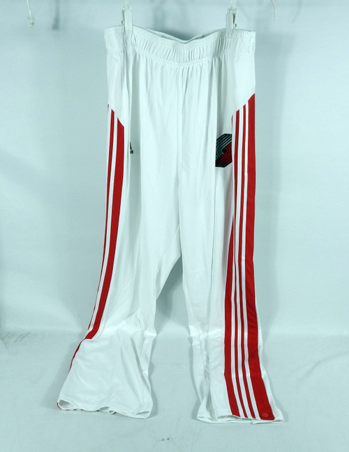 2000s Portland Trailblazers Game Issued White Warm Up Pants XLT DP75202