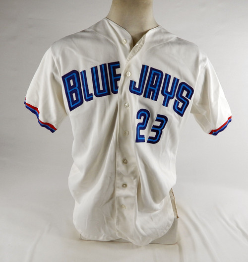 2000s Dunedin Blue Jays #23 Game Used White Jersey 46 DP72388
