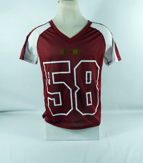 Womens Iowa State Cyclones #58 Authentic Red Jersey Victoria Secret m DP72162