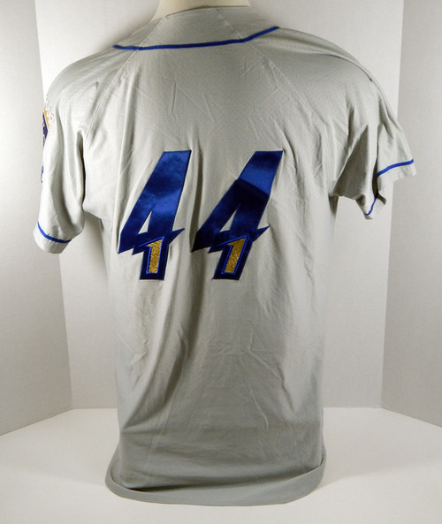 2019 Omaha Storm Chasers Scott Barlow #44 Game Used Grey Jersey
