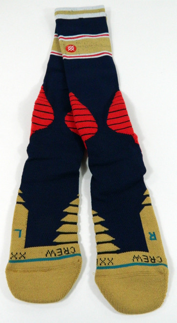 New Orleans Pelicans NBA Stance Core Navy Crew Socks XXL New