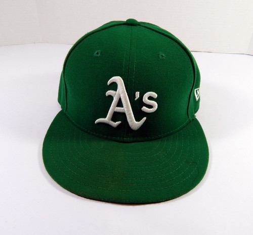 2022 Oakland A's Athletics Tony Kemp #5 Game Issued Kelly Green Hat 7.25 2