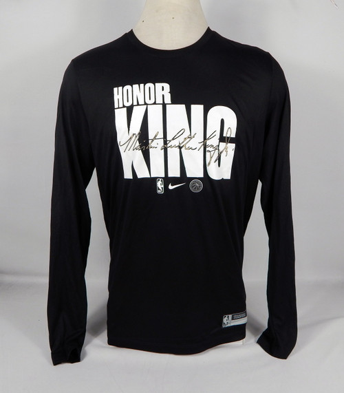 2023-24 NBA Basketball Game Issued Black Shirt Martin Luther King Jr Nike XL 8S