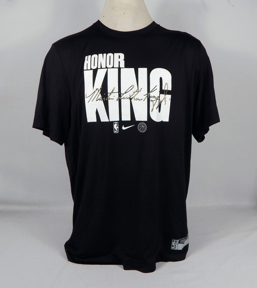 2023-24 NBA Basketball Game Issued Black Shirt Martin Luther King Jr Nike 2XL 7S