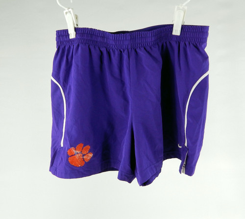 Clemson Tigers Game Used Purple Shorts DP70422