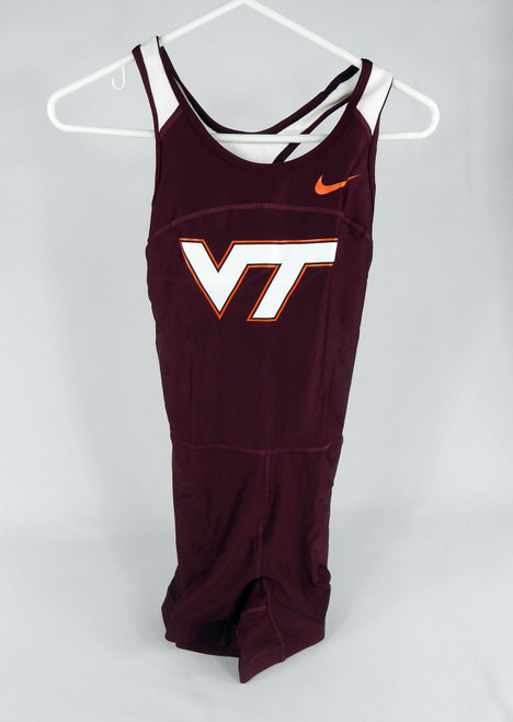 2009 Virginia Tech Hokies Game Issued Maroon Jersey Cross Country Track M 029