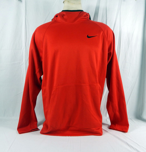 2019-20 Detroit Pistons Team Issued Red Travel Hoodie Sweatshirt Nike 57 XLT 79S