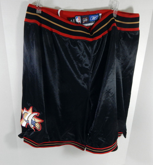 2000s Philadelphia 76ers #12 Game Used Black Shorts 44 DP66294