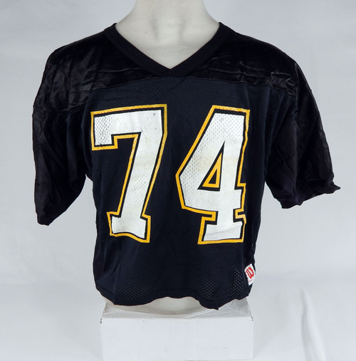 Marin Football #74 Game Used Black Jersey 2XL DP66603