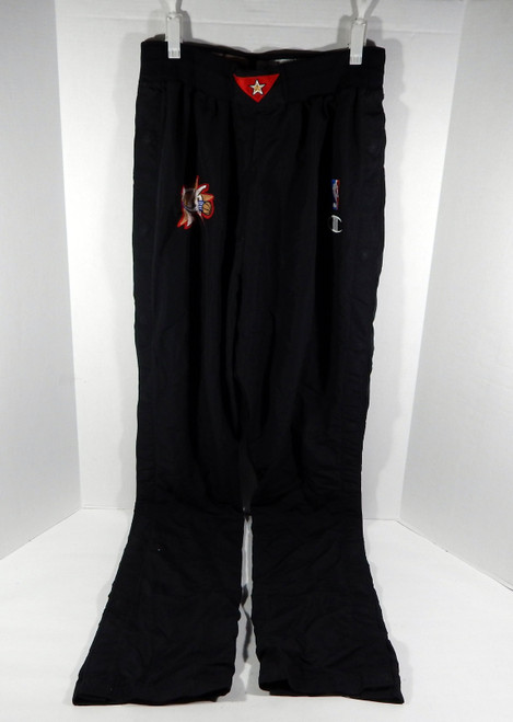 1997-98 Philadelphia 76ers Allen Iverson #3 Game Used Black Pants 36 DP68142