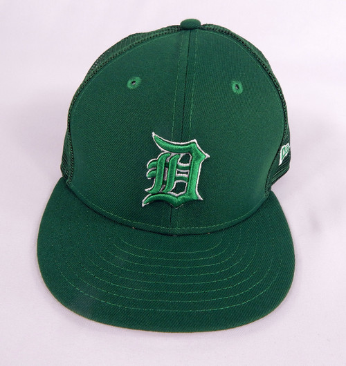 2022 Detroit Tigers Spencer Turnbull #56 Game Issued Pos Used Green Hat St Pat 3